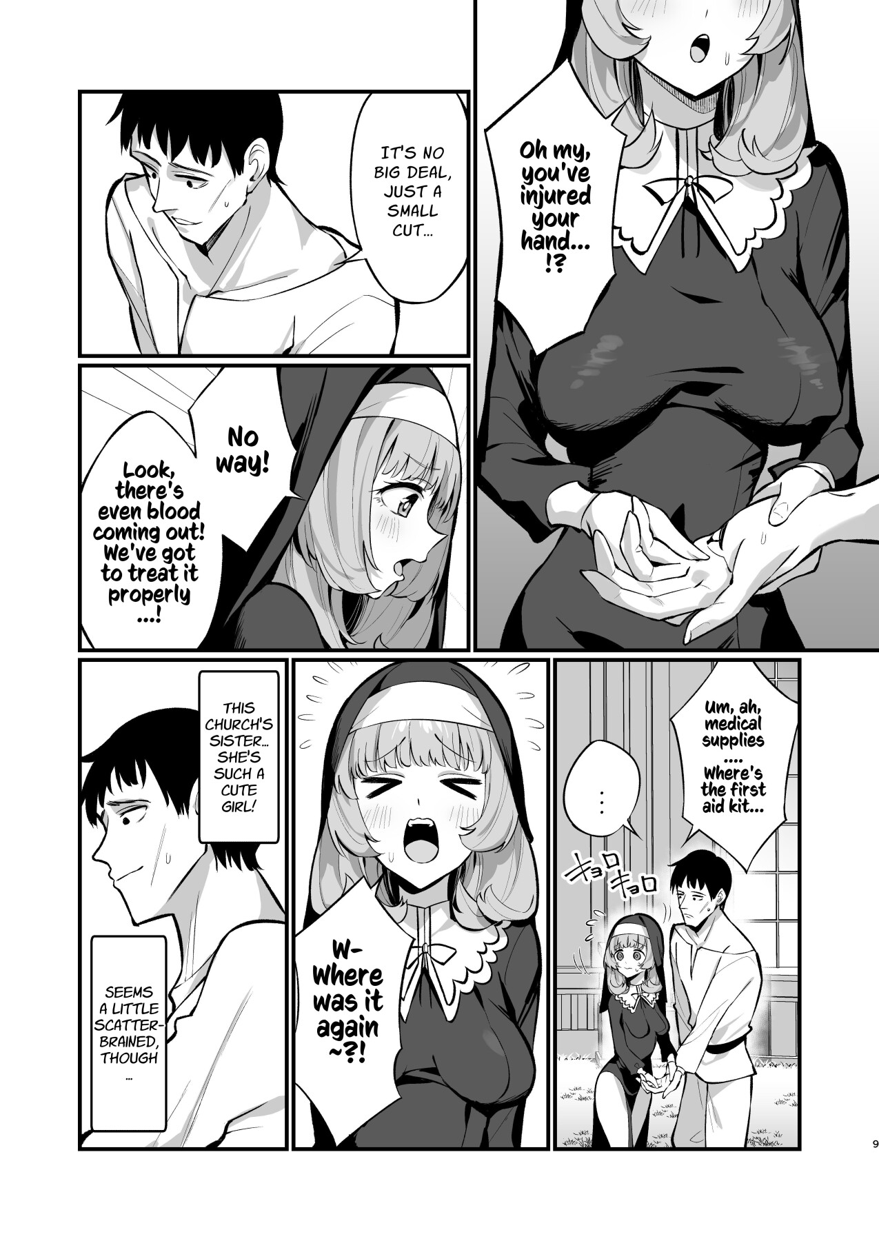 Hentai Manga Comic-A Sister's Absolute Defeat: Until an Innocent Nun Enters Heat and Indulges in Passionate Mating Sex-Read-8